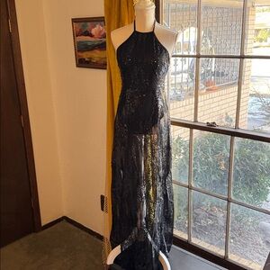 XS Nasty Gal Black Dress